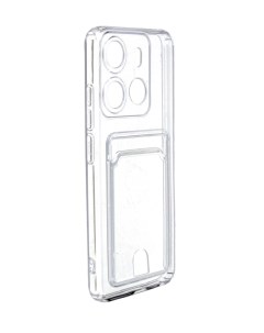 Чехол для Tecno Spark Go 2023 Pop 7 Pocket Silicone с карманом Transparent ACS59288 Neypo