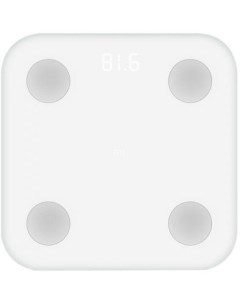 Весы напольные Mi BodyComposition Scale 2 белый Xiaomi