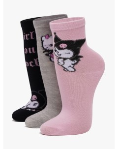 Набор носков с принтом Hello Kitty 3 пары Твое
