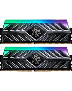 Модуль памяти DIMM 16Gb 2х8Gb DDR4 PC25600 3200MHz XPG Spectrix D41 RGB Grey AX4U32008G16A DT41 Adata