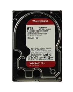 Внутренний жесткий диск 3 5 6Tb WD60EFPX 256Mb 5400rpm IntelliPower SATA3 Red Plus Western digital