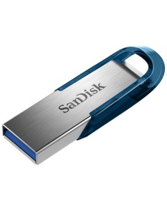 USB Flash накопитель 64GB Cruzer Ultra Flair SDCZ73 064G G46B USB3 0 Синий Sandisk