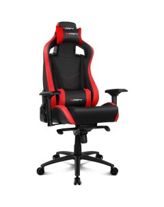 Кресло для геймера DR500 PU Leather black red Drift