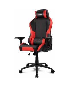 Кресло для геймера DR250 PU Leather black red Drift