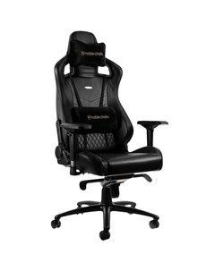 Кресло для геймера EPIC Real Leather черное Noblechairs