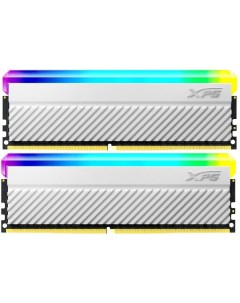 Модуль памяти DIMM 16Gb 2х8Gb DDR4 PC28800 3600MHz XPG Spectrix D45G RGB White AX4U36008G18I DCWHD45 Adata