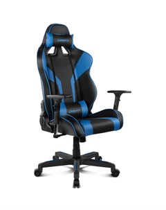 Кресло для геймера DR111 PU Leather black blue Drift