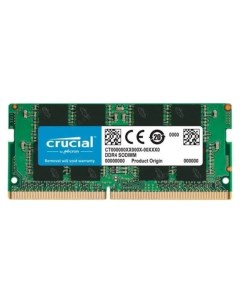 Модуль памяти SO DIMM DDR4 16Gb PC25600 3200MHz CT16G4SFRA32A Crucial