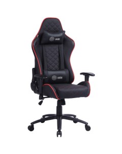 Кресло для геймера CS CHR 030BLR черный красный эко кожа металл Cactus