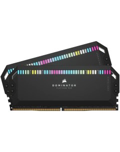 Модуль памяти DIMM 32Gb 2х16Gb DDR5 PC41600 5200MHz Dominator Platinum RGB Black CMT32GX5M2B5200C40 Corsair