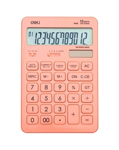 Калькулятор Touch EM01541 красный 12-разр. Deli