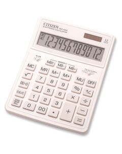 Калькулятор SDC 444XRWHE белый 12 разр Citizen