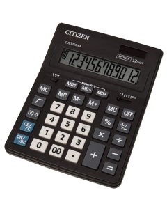 Калькулятор CDB1201BK черный 12 разр Citizen