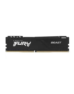 Модуль памяти DIMM 8Gb DDR4 PC25600 3200MHz Kingston Fury Beast Black (KF432C16BB/8)