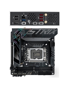 Материнская плата ASUS ROG Strix Z790-I Gaming WiFi Z790 Socket-1700 2xDDR5, 2xSATA3, RAID, 2xM.2, 1xPCI-E16x, 4xUSB3.2, 3xUSB3.2 Type C, HDMI, WiFi, 2.5Glan, mini-ITX Asus