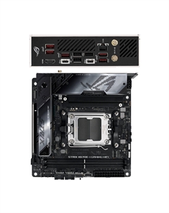 Материнская плата ASUS ROG Strix X670E-I Gaming WiFi X670 Socket AM5 2xDDR5, 2xSATA3, RAID, 2xM.2, 1xPCI-E16x, 5xUSB3.2, 2xUSB3.2 Type C, HDMI, WiFi, 2.5Glan, mini-ITX Asus