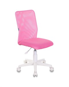 Кресло детское Бюрократ KD 9 WH TW 13A розовый TW 03A TW 13А сетка ткань пластик белый Buro