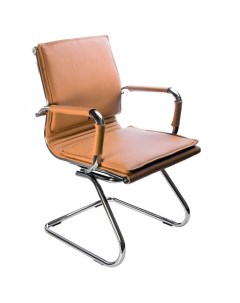 Кресло для офиса Бюрократ CH 993 Low V Camel низкая спинка светло коричневый искусственная кожа Buro