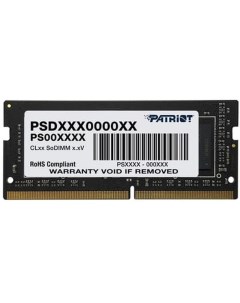 Модуль памяти SO DIMM DDR4 32Gb PC25600 3200Mhz Patriòt