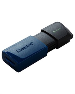 USB Flash накопитель 64GB DataTraveler Exodia M DTXM 64GB USB 3 2 Черно Синий Kingston