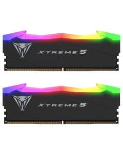 Модуль памяти DIMM 32Gb 2х16Gb DDR5 PC60800 7600MHz Viper Xtreme 5 RGB PVXR532G76C36K Patriòt