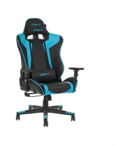 Кресло для геймера DR300 PU Leather black blue Drift