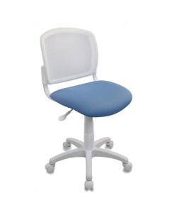 Кресло детское Бюрократ CH W296NX 26 24 спинка сетка белый TW 15 сиденье голубой 26 24 Buro