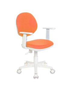 Кресло Бюрократ Ch W356AXSN 15 75 белый пластик ткань оранжевая 15 75 Buro