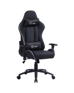 Кресло для геймера CS CHR 030BLS черный серебряный эко кожа металл Cactus