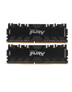 Модуль памяти DIMM 16Gb 2х8Gb DDR4 PC25600 3200MHz Kingston Fury Renegade RGB Black (KF432C16RBAK2/16)