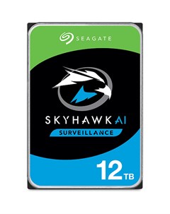 Внутренний жесткий диск 3 5 12Tb ST12000VE001 256Mb 7200rpm SATA3 Surveillance SkyHawk AI Seagate