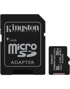 Карта памяти Micro SecureDigital 32Gb Canvas Select Plus SDHC class 10 UHS I SDCS2 32GB SD адаптер Kingston