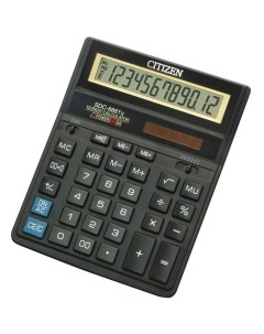 Калькулятор SDC 888TII черный 12 разр Citizen