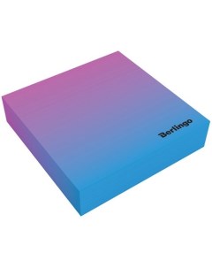 Блок для записи декоративный на склейке Berlingo Radiance 8 5х8 5х2 см голубой розовый 200 листов LN Республика