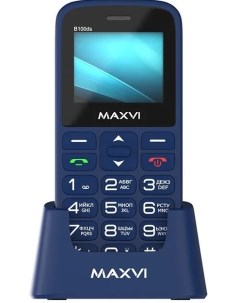 Телефон B100ds blue Maxvi