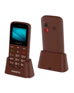 Телефон B100ds brown Maxvi