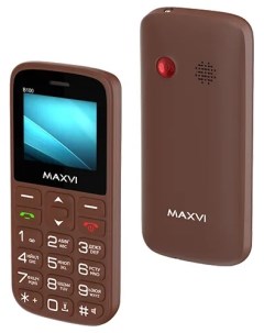 Телефон B100 brown Maxvi
