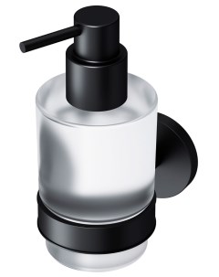 Стеклянный диспенсер для жидкого мыла с настенным держателем X Joy A85A36922 черный Am.pm.