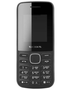 Мобильный телефон TM 117 черный Texet