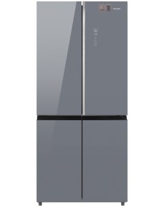 Многокамерный холодильник WCD 590 NoFrost Inverter Premium Biofresh Dark Grey Glass Weissgauff