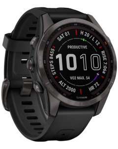 Спортивные часы Fenix 7S Saphire Solar Carbon Gray 010 02539 25 Garmin