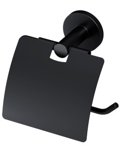 Держатель для туалетной бумаги с крышкой X Joy A85A341422 черный Am.pm.