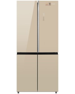 Многокамерный холодильник WCD 590 NoFrost Inverter Premium Biofresh Gold Glass Weissgauff