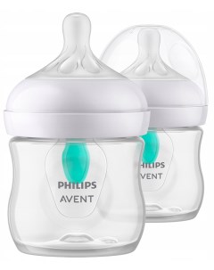 Бутылочка для кормления Avent Natural Response SCY670 02 с клапаном AirFree 125 мл 0 мес Philips