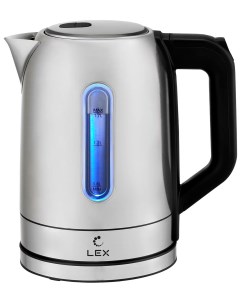 Чайник электрический LX 30018 1 брашированная сталь Lex