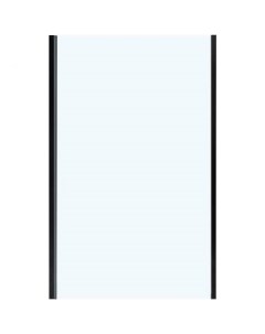 Боковая панель Slim Soft 100 черная стекло прозрачное Vincea