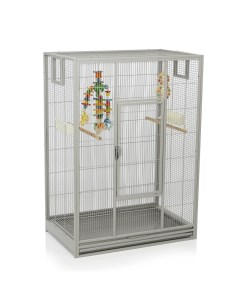 Cages Клетка для малых птиц Melbourne I светло серая 80х50х110см Германия Montana