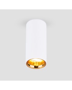 Накладной светильник DLR030 12W 4200K белый матовый золото Elektrostandard
