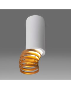 Накладной светильник DLN102 GU10 белый золото Elektrostandard