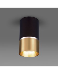 Накладной светильник DLN106 GU10 черный золото Elektrostandard